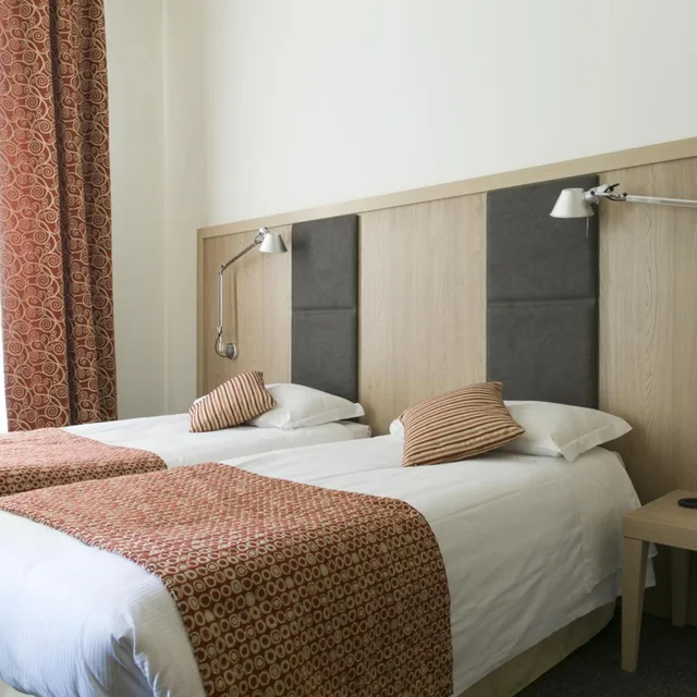 غرفة بسرير مزدوج أو سريرين منفصلين، Hotel Casa Valdese 4/10