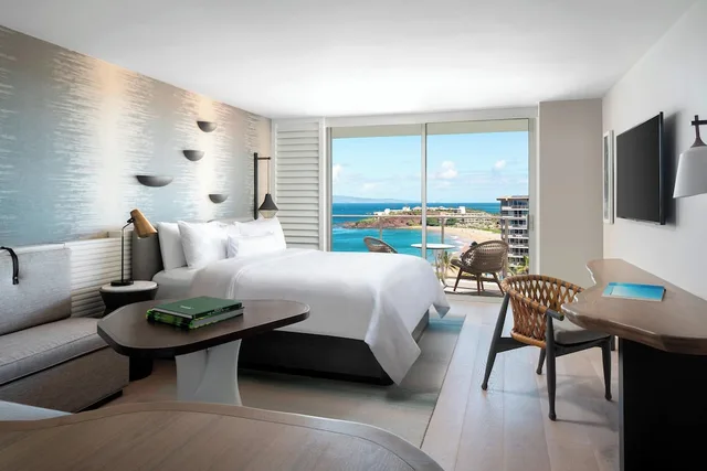 غرفة بسرير كينج بإطلالة على البحر مع أريكة، The Westin Maui Resort & Spa, Ka'anapali 2/5