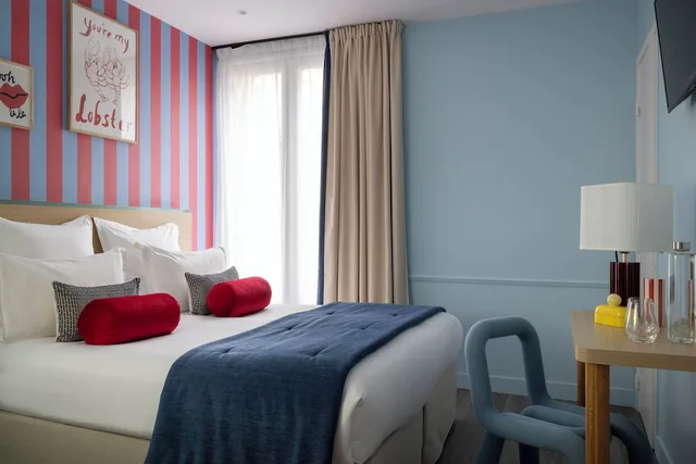 غرفة سوبيريور بسرير كوين، Hotel De Saint Germain 3/8