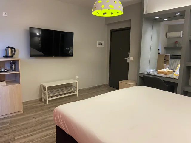 غرفة بسرير مزدوج بإطلالة، Connect Studios & Apartments 4/9
