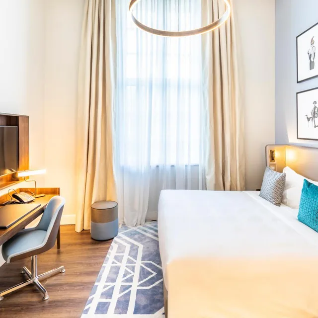 غرفة ديلوكس بغرفة نوم واحدة، Fraser Suites Hamburg 4/7