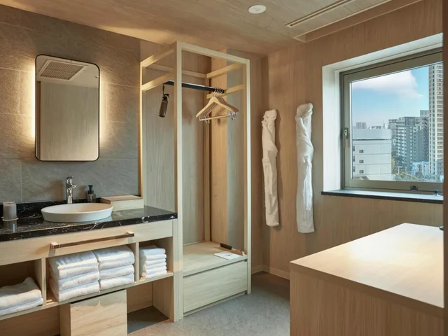 غرفة كبيرة بسريرين منفصلين، The New Hotel Kumamoto 5/5