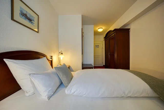 غرفة مفردة بإطلالة على البحر، Hotel Seeblick Wismar 8/10