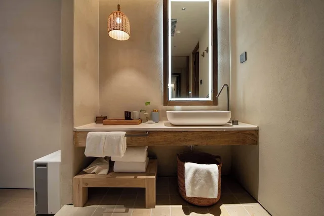 غرفة كومفورت بسريرين منفصلين بإطلالة على الفناء، YUANLI HOTEL 10/10