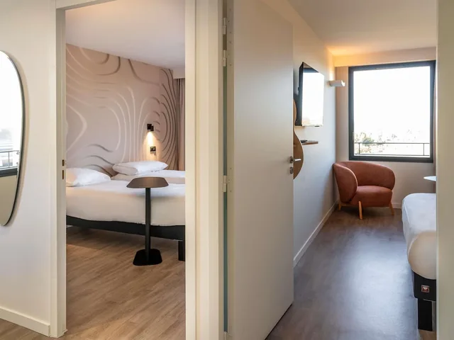 جناح عائلي كومفورت بسرير مزدوج وسريرين منفصلين، ibis Styles Cabries Aix-en-Provence TGV 10/10