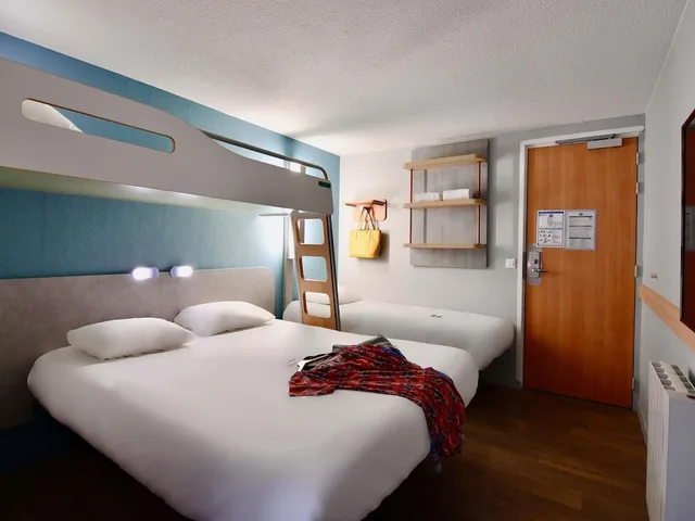 غرفة عائلية بسريرين مزدوجين، Ibis Budget Vannes Ploeren 1/9