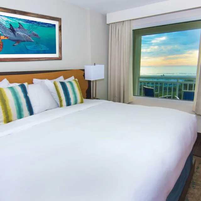 Room, King Bed, Ocean Front, Balcony، Guy Harvey Resort St. Augustine Beach 1/8