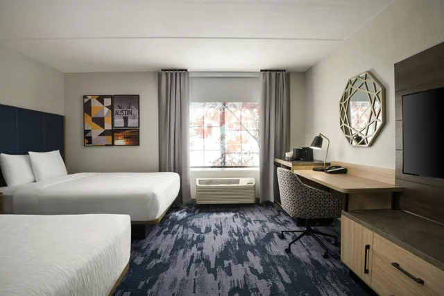 غرفة بسريرين كوين، Fairfield by Marriott Inn & Suites Austin West 12/20