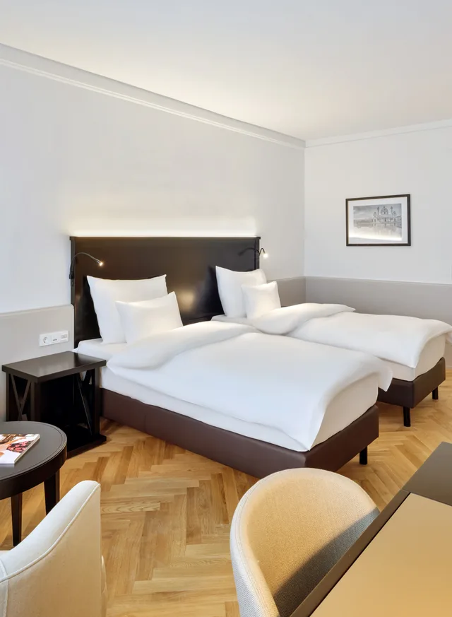 غرفة ديلوكس بسريرين منفصلين، Austria Trend Parkhotel Schonbrunn 2/8