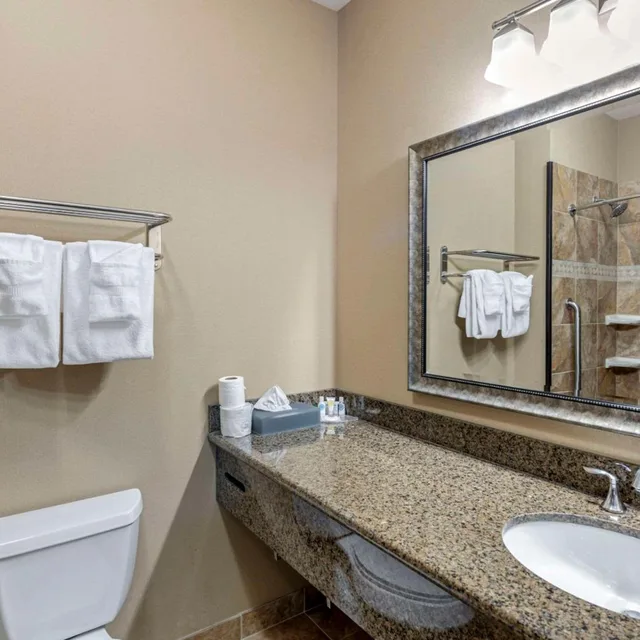 غرفة بسرير كينج بجاكوزي، Comfort Inn and Suites Fort Worth Fossil Creek 2/7