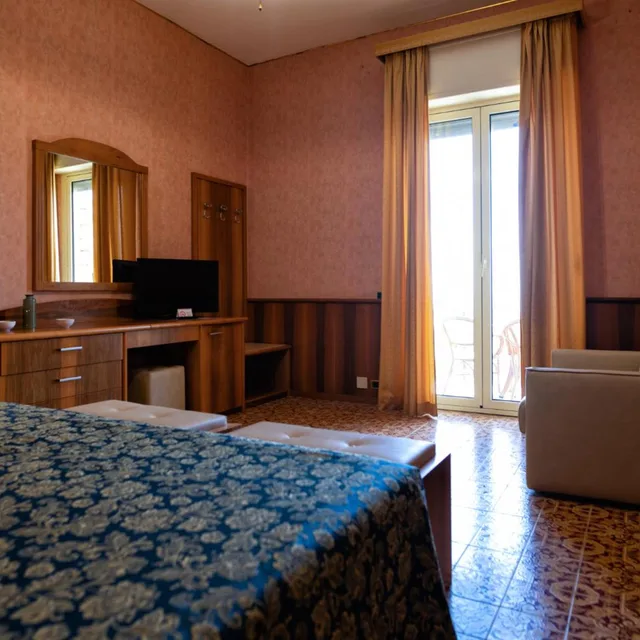 غرفة بسرير مزدوج أو سريرين منفصلين، Taormina Park Hotel 4/10