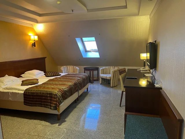 غرفة بسرير مزدوج أو سريرين منفصلين، Actor Hotel Budapest 2/2