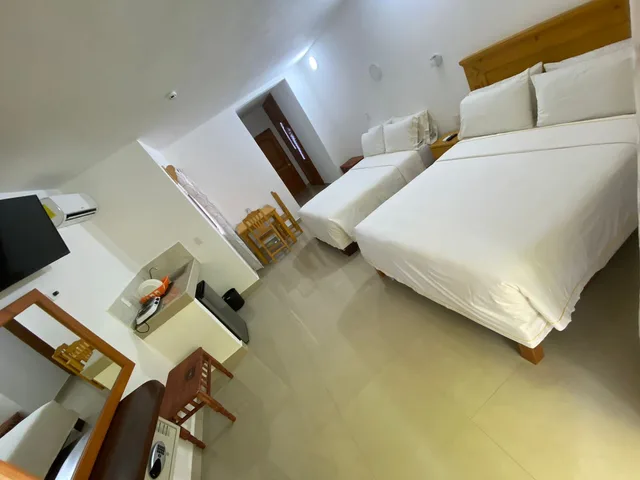 غرفة بسريرين، Eco Hotel El Rey del Caribe 1/4
