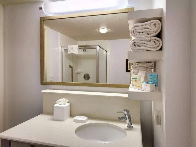 غرفة بسرير كينج مع أريكة، Hampton Inn Salt Lake City-Downtown 4/4