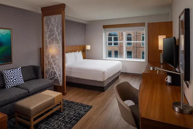 غرفة بسرير كينج مع أريكة، Hyatt Place Sumter/Downtown 1/6