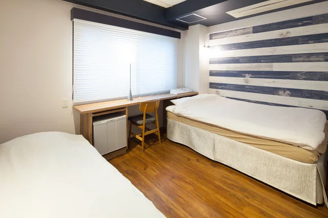غرفة مفردة بسرير مزدوج، Shinjuku City Hotel N U T S 4/7