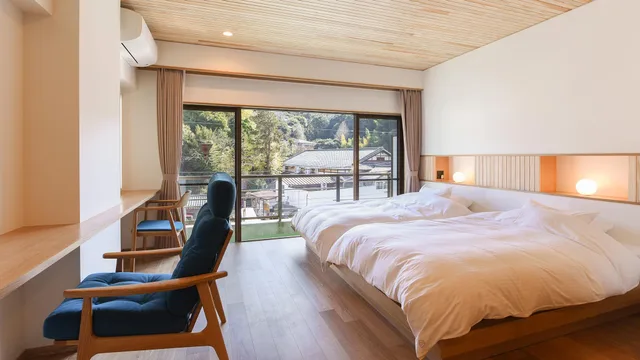 غرفة يابانية غربية بحمام خاص، Izu Nagaoka Onsen Fukuritei Ogawaya 1/1