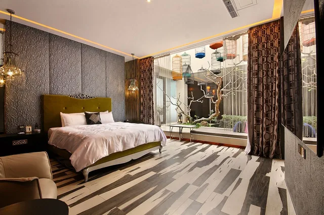 جناح سوبيريور بسرير كوين، Mulan Motel Taichung 4/7
