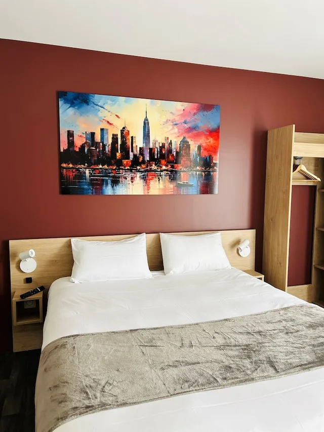 غرفة سوبيريور بسرير كوين، Hotel Wood Inn Merignac 2/2