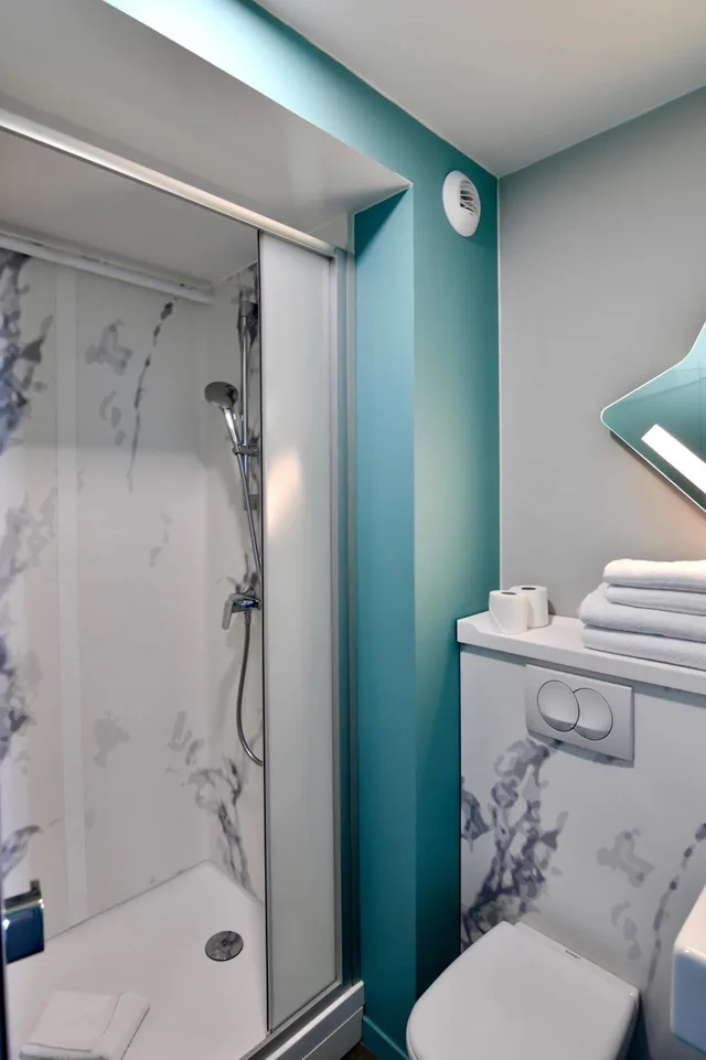 غرفة قياسية بسرير كوين، ibis budget Saint Nazaire Centre Gare 4/4