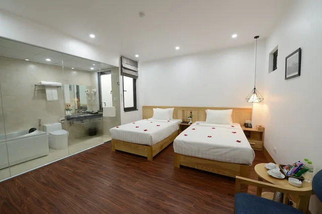 جناح بسريرين منفصلين، Blue Hanoi Inn City Hotel 3/4