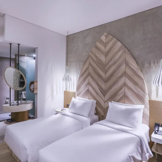 غرفة ديلوكس بسريرين منفصلين، Marc Hotel Gili Trawangan 4/6