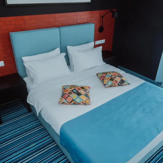 غرفة كلاسيكية بسرير مزدوج بشرفة، Tangerine Apart Hotel Batumi 5/10