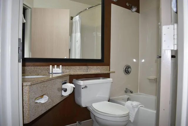 غرفة بسرير كينج بحوض استحمام لذوي الإعاقة، Fairfield Inn Suites Kansas City Liberty 2/3