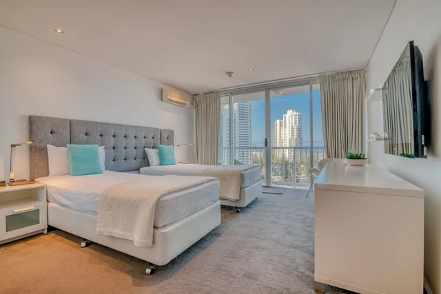 شقة سوبيريور بإطلالة على البحر بغرفتي نوم، Bel Air on Broadbeach 1/6