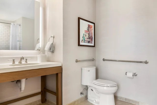 غرفة بسرير مزدوج لذوي الإعاقة، Cambria Hotel Nashville Downtown 3/4