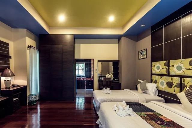 غرفة بإطلالة على الحديقة بشرفة، Buraphat Resort 2/2