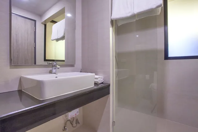 غرفة سيغنتشر بسريرين منفصلين بإطلالة على المسبح، The Zense Boutique Hotel 4/4