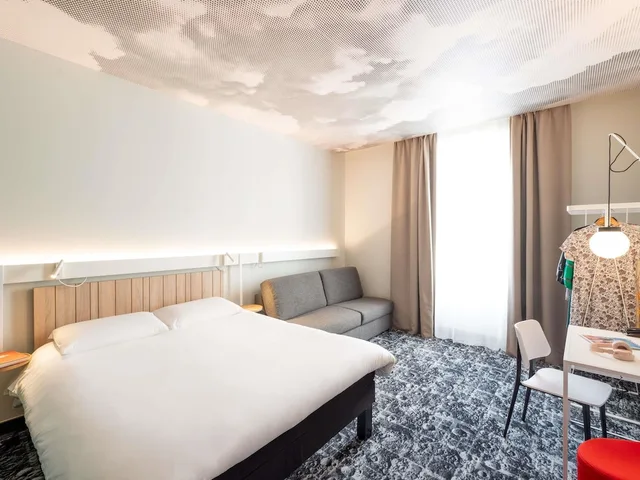 غرفة سوبيريور بسرير مزدوج مع أريكة، Ibis Lyon Centre Perrache Hotel 2/8