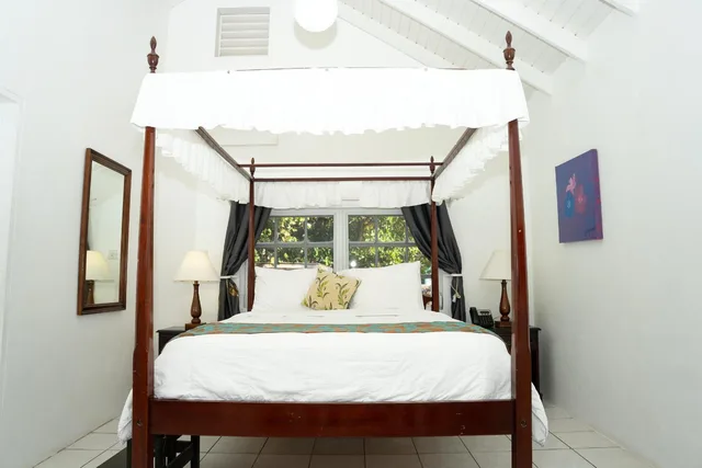 استوديو بسرير كوين بإطلالة على الحديقة مع أريكة، Oualie Beach Resort 1/1