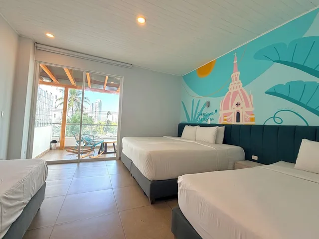 غرفة سوبيريور ثلاثية بشرفة، Hotel Caribbean Cartagena 9/10