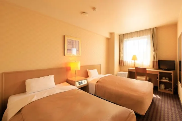 غرفة أساسية بسرير مزدوج أو سريرين منفصلين، Hirosaki Plaza Hotel 1/3