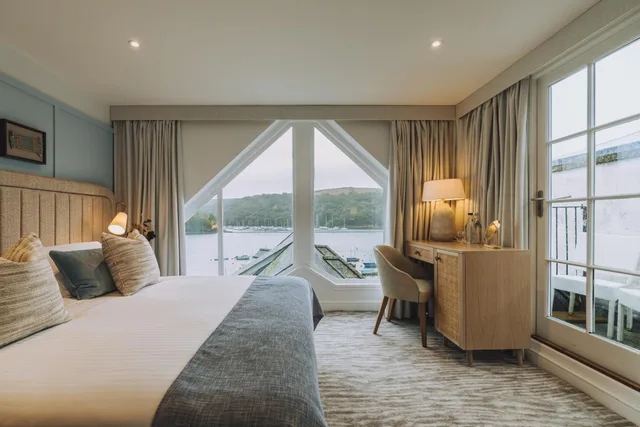 غرفة قياسية بسرير مزدوج بإطلالة على البحيرة، The Old Quay House Hotel 1/1