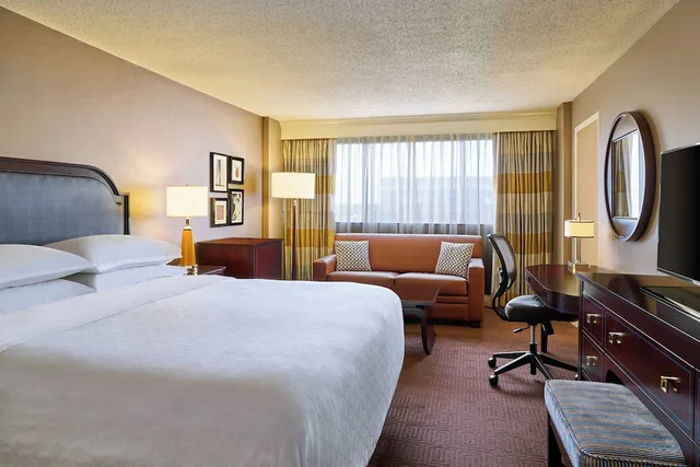 جناح جونيور بسرير كينج مع أريكة، Sheraton North Houston At George Bush Intercontinental 1/5
