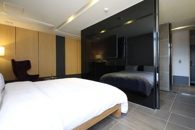 جناح بسرير كوين، Jeonju Ecostay Hotel 1/2