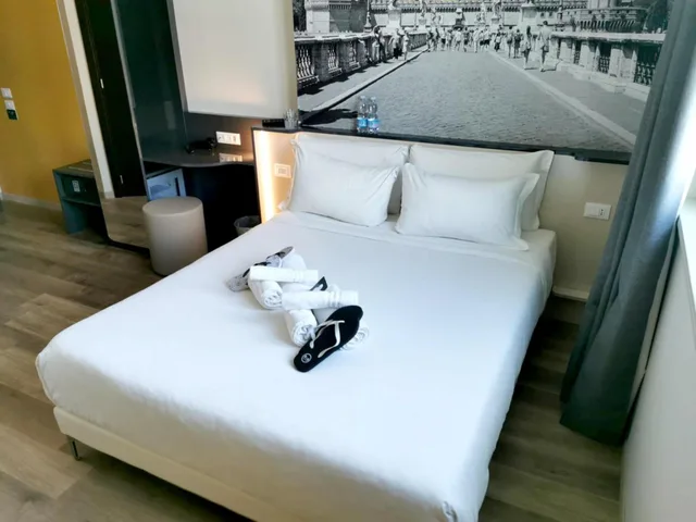 غرفة سوبيريور بسرير كوين، B&B Hotel Roma Fiumicino Aeroporto Fiera 2 2/4
