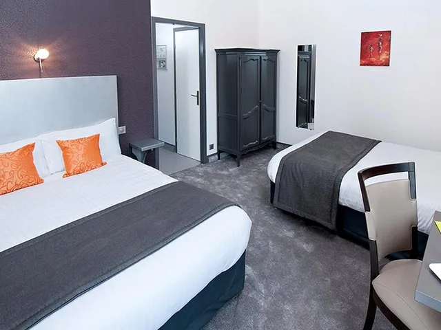 غرفة سوبيريور بسرير مزدوج، Hotel Nougier 1/2