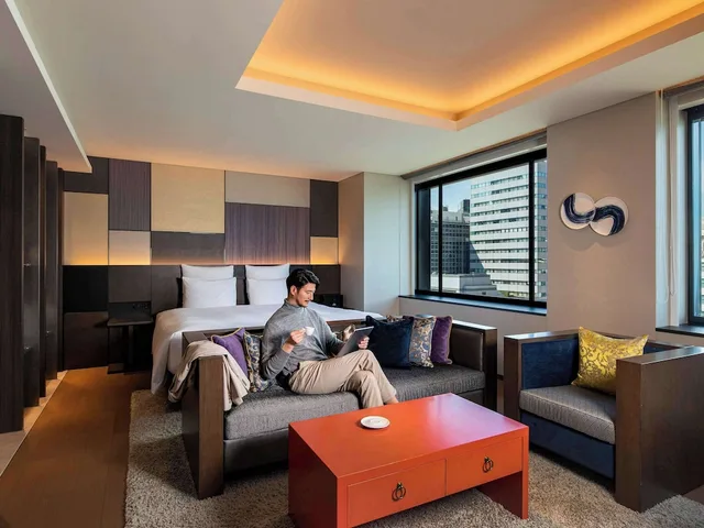 جناح سوبيريور بسرير كينج مع دخول صالة النادي، Pullman Tokyo Tamachi 2/10