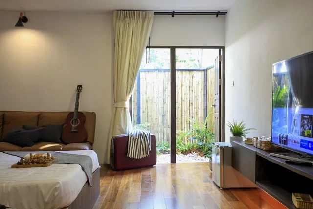جناح استوديو عائلي بسريرين كوين مع أريكة، Siam Nitra Boutique Hotel 4/8