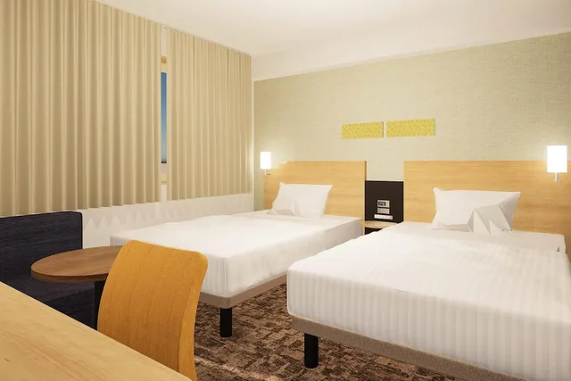 غرفة قياسية بسريرين منفصلين، Comfort Hotel Himeji 3/7