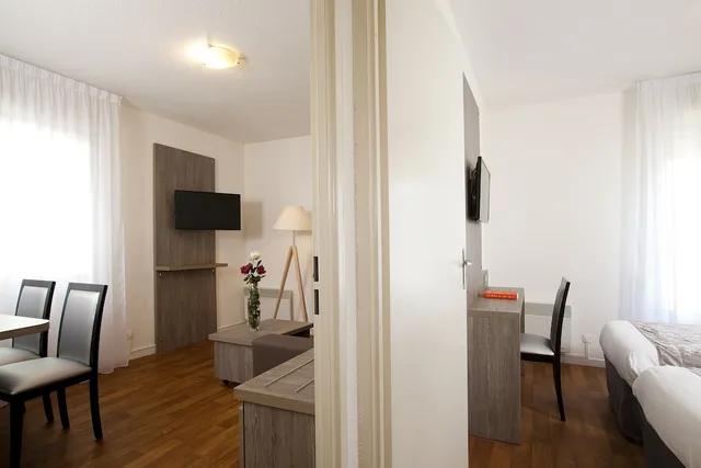 شقة بسرير مزدوج بغرفة نوم واحدة، Sejours Affaires Reims Clairmarais 6/7