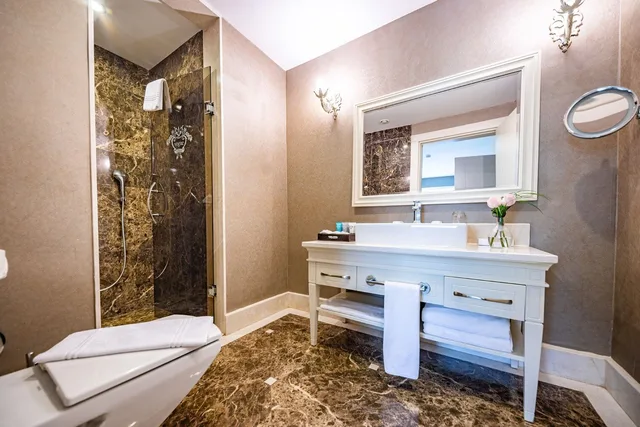Family Suite, 1 Double and 1 Single Bed, Sea View, Vogue Hotel Supreme Bodrum 8/9