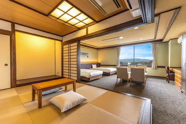 Japanese Western, Standard, Twin Beds, 3 Futon Beds, Garden View, Indoor Bath, Ooedo Onsen Monogatari Shima Saichoraku 1/1