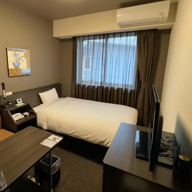 غرفة مفردة في الملحق، Hotel Route-Inn Miyako 3/7