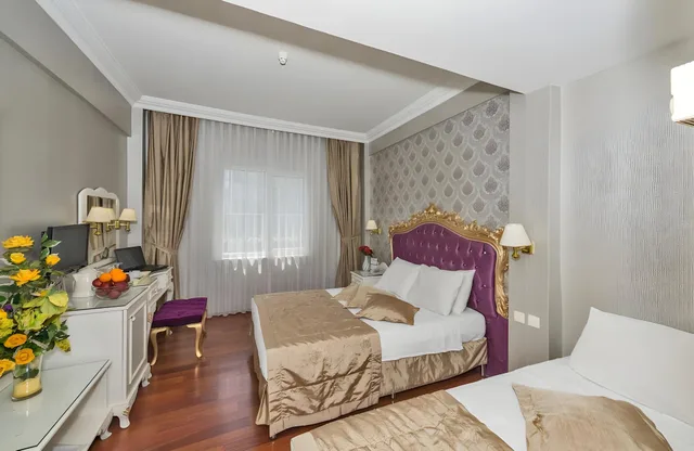 غرفة قياسية رباعية بسرير كينج، Santa Sophia Hotel Istanbul 1/2