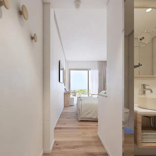 غرفة بسرير مزدوج أو سريرين منفصلين بشرفة، Hotel More 7/7